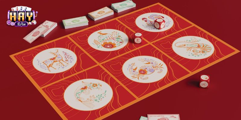 Các loại bàn bầu cua tôm cá được dùng phổ biến